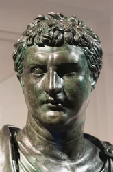 Eumenes II, grundare av biblioteket i Pergamon, omkring 50 f.Kr.